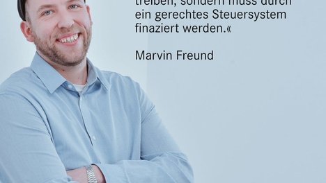 Marvin Freund: "Schluss mit der Abzocke! Infrastruktur darf niemanden in den finanziellen Ruin treiben, sondern muss durch ein gerechtes Steuersystem finanziert werden!" Marvin Freund: "Schluss mit der Abzocke! Infrastruktur darf niemanden in den finanziellen Ruin treiben, sondern muss durch ein gerechtes Steuersystem finanziert werden!"