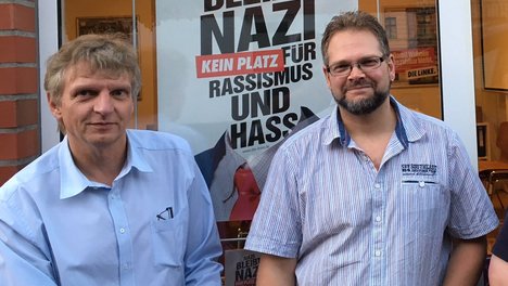 Auf dem Foto von Links nach Rechts C. Huesmann, M. Holste und B. Hielscher